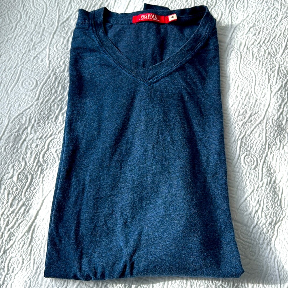 AGAVE Men’s T-Shirt heathered Navy size M